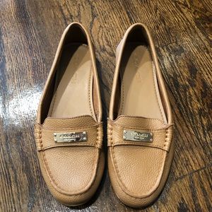Coach Brown/Tan Flats size 7